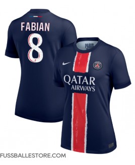 Günstige Paris Saint-Germain Fabian Ruiz #8 Heimtrikot Damen 2024-25 Kurzarm